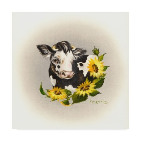 Trademark Fine Art Peggy Harris 'Cowl Ender Girl' Canvas Art, 35x35 ALI42303-C3535GG